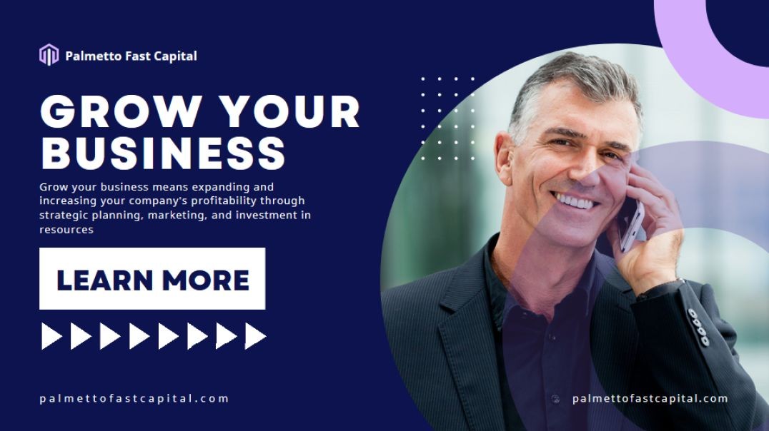 ⁣Grow Your Business Today With Palmetto Fast Capital