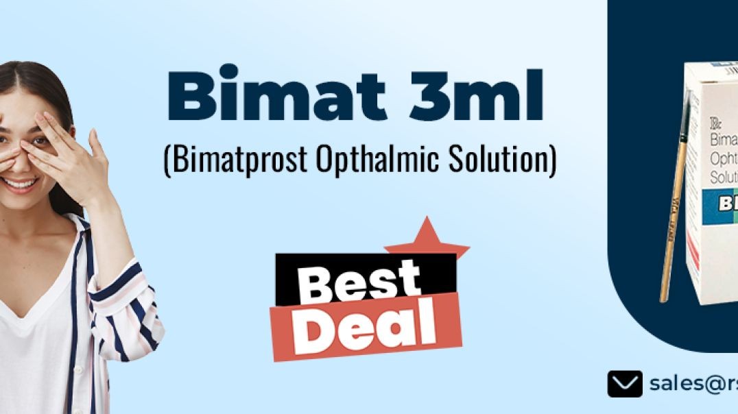 Best Medication for The Treatment of Glaucoma With Bimat 3ml